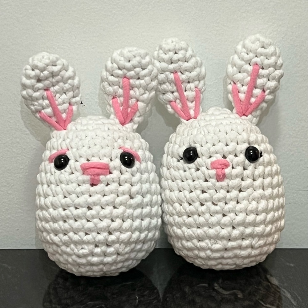 NEW Amigurumi Bunnies - Pair